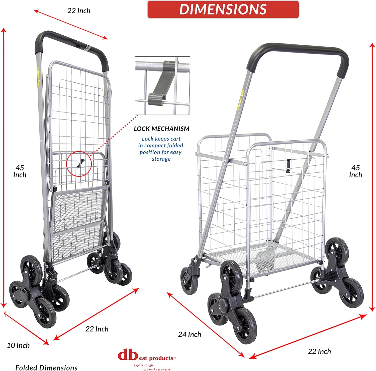 StepSmart™ Chariot Utilitaire Escaliers