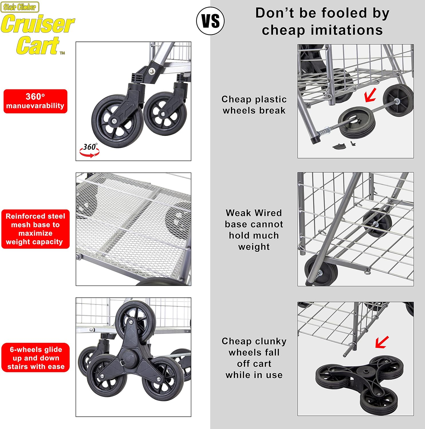 StepSmart™ Chariot Utilitaire Escaliers